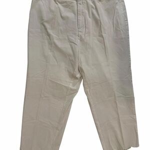 Jessica London white capri pants